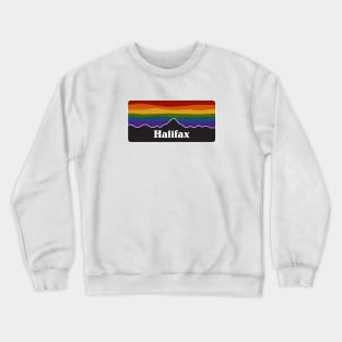 Halifax Rainbow Pride Sunset Crewneck Sweatshirt